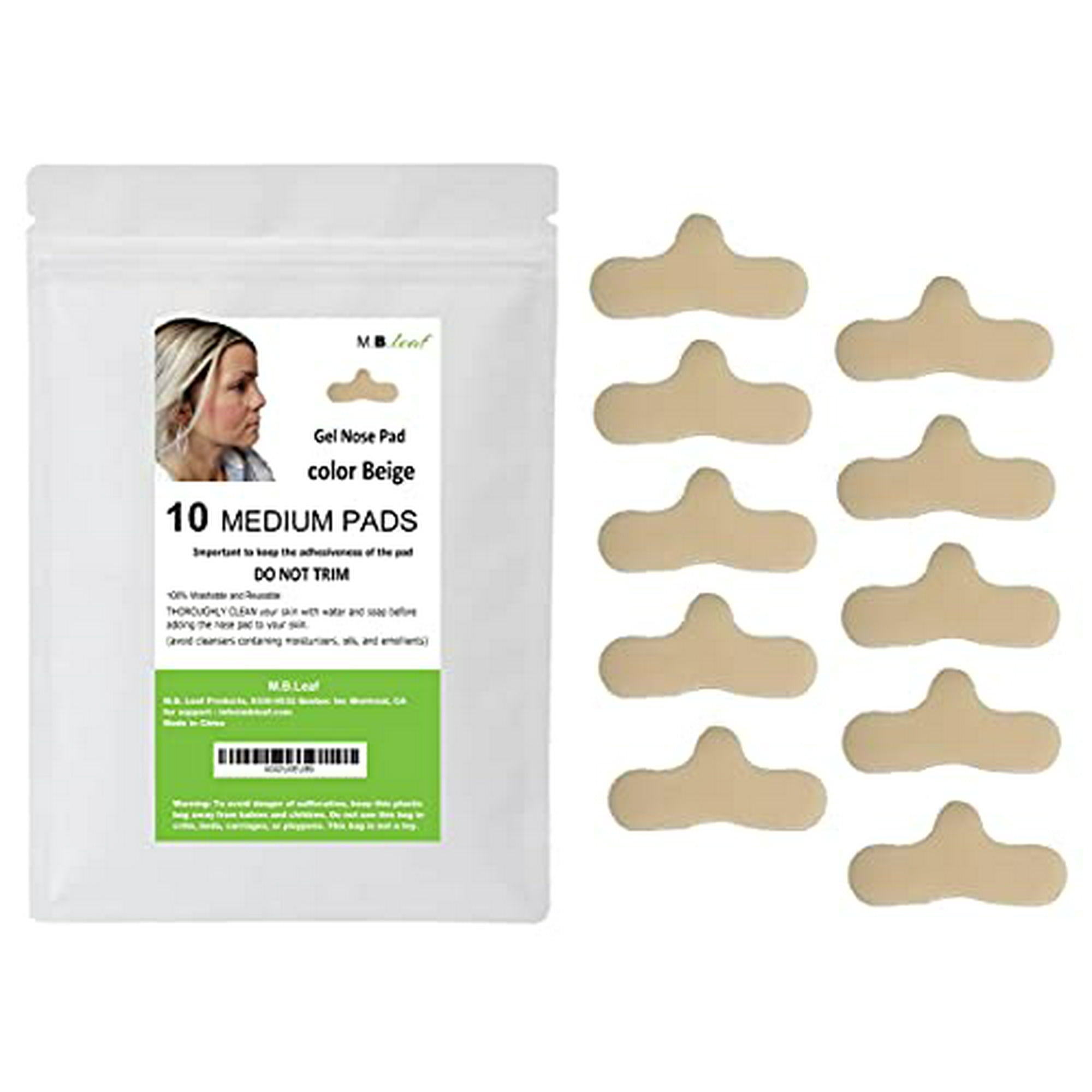 Coussinet Nasal Pour Masque Ppc, Lot De 4 Coussinet Nasal Pour