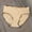 Beige, variant on ATOGUTA Girls Seamless Underwear 8-19 Teens Panties Breathable Soft Comfortable Kids Underwear