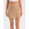 thumbnail image 2 of Floral High Waist Side Slit Mini Skirt, 2 of 5