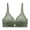 Green, variant on Womens Bras Seamless Lift Adjustable Strap Push up Bra No Underwires Thin Style Back Buckle Floral Lace Comfortable Solid Color Sports Bras Delightful for Daily Commute Light Blue S