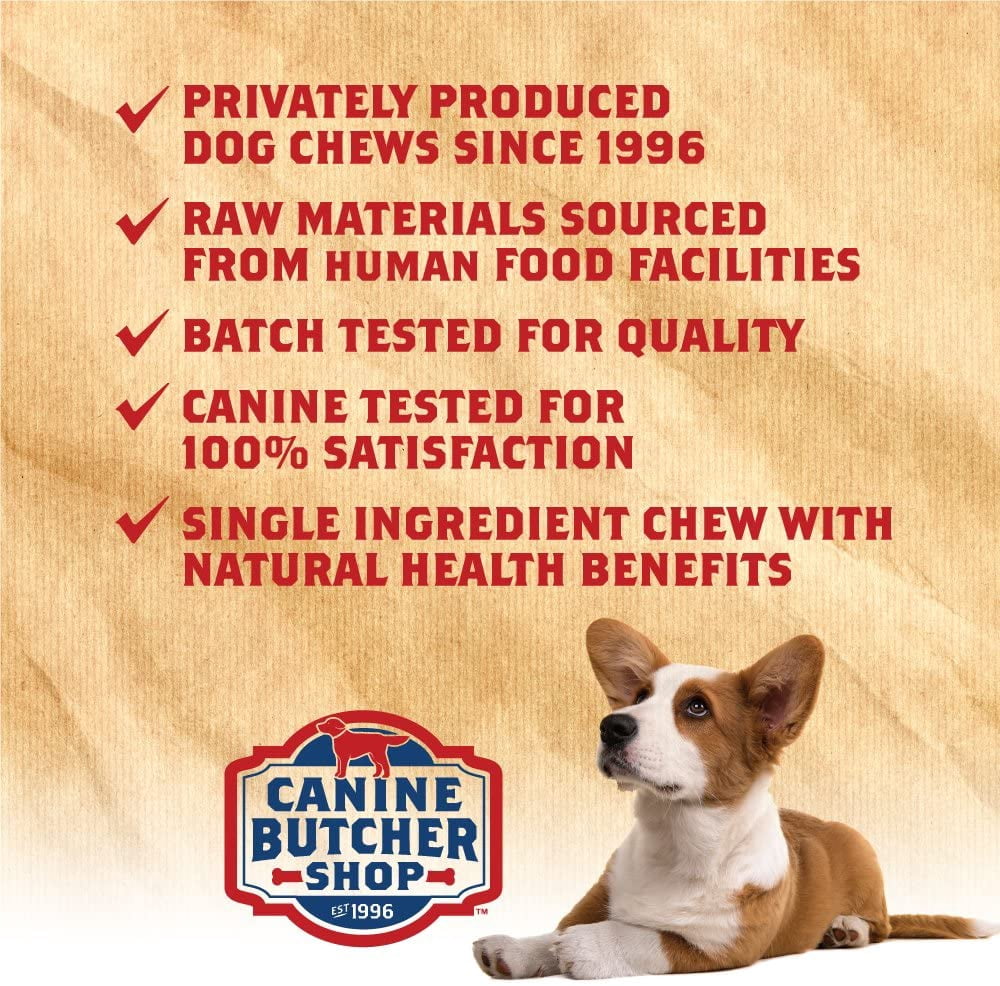 Canine Butcher Shop Duck Feet for Dogs (Pack of 30), Raised & Made in USA Dehydrated Duck Feet, All-Natural Dog Chews, Treats, Snacks