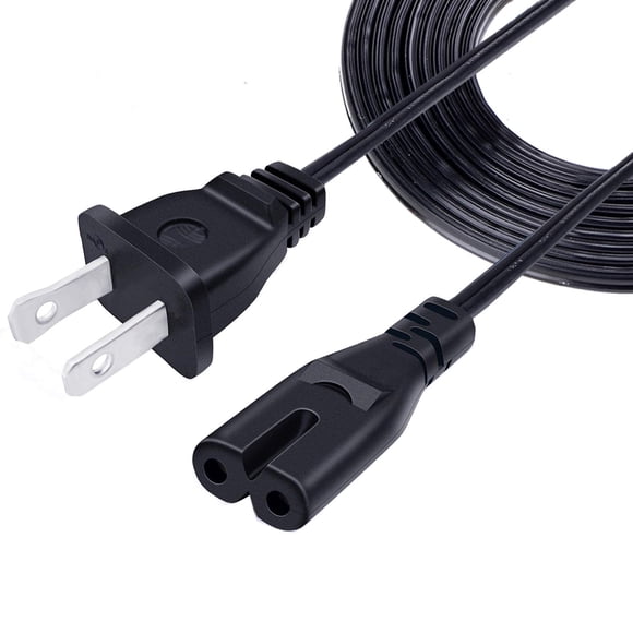 Cable de alimentación de repuesto de 2 clavijas, 8 pies, para barra de sonido Samsung