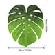 thumbnail image 2 of manteles individuales con forma de hoja de monstera artificial, antideslizantes, para decoración de fiestas., 2 of 6
