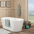thumbnail image 5 of Altair Design Cielo 59" x 30" Freestanding Soaking Acrylic Bathtub, 5 of 15
