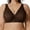 Brown, variant on Miorin Under $5 Wide Strap Comfort Wireless Bra for Women, V‑Neck No‑Underwire Full‑Coverage Bra, Comfortable Breathable Supportive Full‑Figure Plus‑Size Tshirt Bras for Everyday Use
