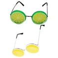 thumbnail image 2 of WEUVEB Funny Eye Glasses Lemon Shaped Glasses Yellow 2Pack Back to School, 2 of 9