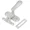 Silver L, variant on 1pc Heavy Duty Stainless Steel Latch Anti-Theft Lock Door Buckle Wooden Door Latch Furniture Hardware Door Lock Tool Accessories
