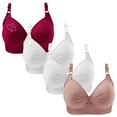thumbnail image 1 of Ensemble de 4 Hauts Imprimés pour Femmes Grande Taille, 1 of 7