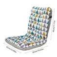 thumbnail image 3 of Yhmxh Rocking Chair Cushions Rocking Chair Pads for Wooden Rocking Chair Cushion, Patio Chair Cushion High Back Rocking Chair Cushion 13x18x16.5 inch, Outdoor Seat Back Chair Cushions (Multicolor), 3 of 5