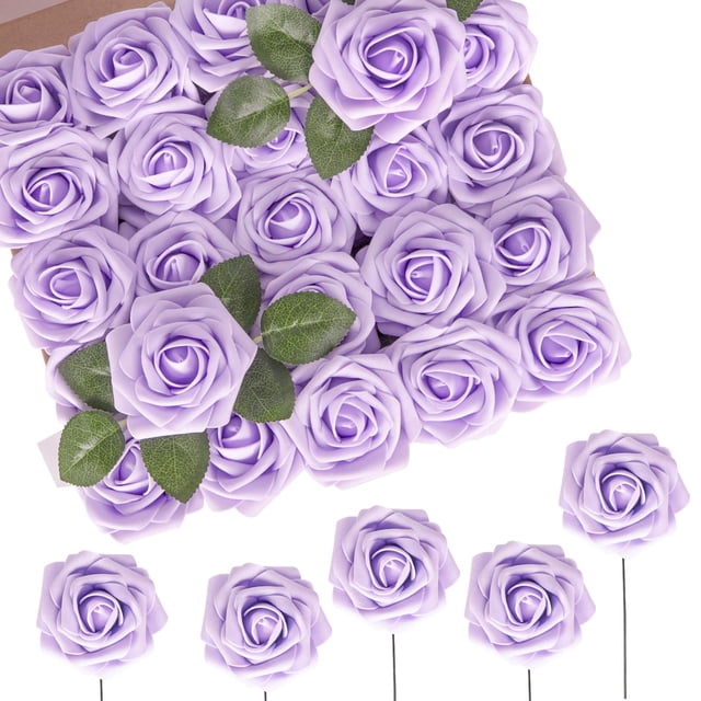 Flores artificiales N&T NIETING Lavanda falsa, 50 unidades, con tallo