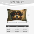 thumbnail image 3 of Plush Throw Pillow Covers, Creekside Meditating Puppy Pillow Cases with Invisible Zipper, Breathable Microfiber Pillow Cases Standard Size for Sleeping Bedroom Sofa Living Room 20x30, 3 of 5