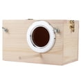 thumbnail image 2 of Caja De Cría De Pájaros, Casa De Pájaros De 12x12x19,5 Cm, Accesorios Para Mascotas Para Patio Al Aire Libre Y Hogar Amonsee Otros, 2 of 8