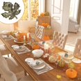 thumbnail image 2 of Juego de 8 servilleteros de hoja de arce WEIHJMXG para decoración de mesa de fiesta temática de otoño, 2 of 5