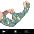 thumbnail image 3 of Uemuo Flowe Rooster Printed Arm Sleeves, Cooling UV Sun Protection Sports Compression for Men/Women, 3 of 8