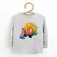 thumbnail image 2 of Leo the Truck Scoop Name Distressed - Toddler Long Sleeve Graphic Tee, 2 of 9