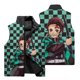 thumbnail image 2 of Nueva chaqueta sin mangas con estampado 3D de Demon Slayer para hombre para otoño e invierno, resistente al viento, cálida y cómoda, 2 of 4