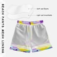 thumbnail image 5 of Colorful Camouflage Pattern Swim Trunks Quick Dry Beach Pool Board Shorts Lightweight Stylish Print Sizes 2T to XL, 5 of 8