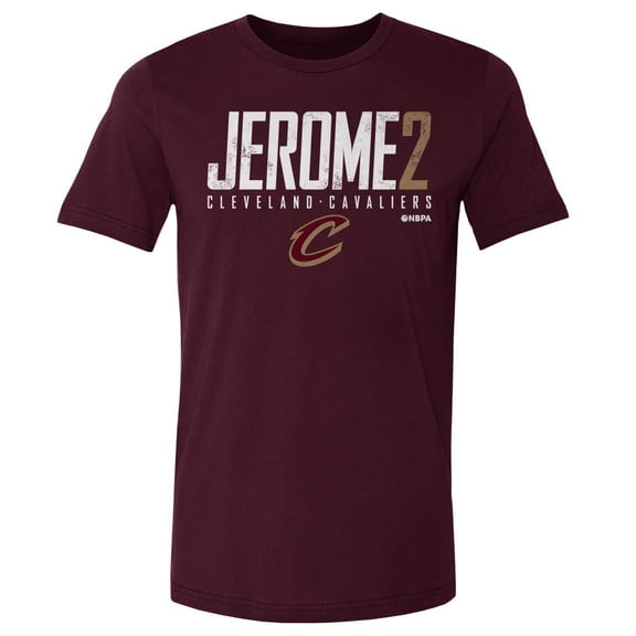 Men's 500 Level Ty Jerome Wine Cleveland Cavaliers Elite Player T-Shirt