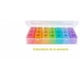 thumbnail image 4 of CKNGFV-Pasillero Semanal Francés 7 Días 21 Compartimentos 3 Veces Pastillero Semanal Multicolor Caja De Medicamentos, 4 of 5