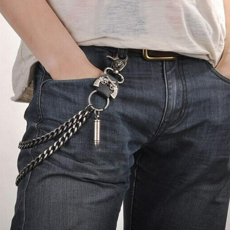  EXCEART Pants Chain Punk Jeans Chain Jean Chains for Men Pants  Decorations Pocket Chain Accesorios para Mujer Goth Wallet Pant Chain Belt Chain  Man The Chain Waist Chain : Arts, Crafts