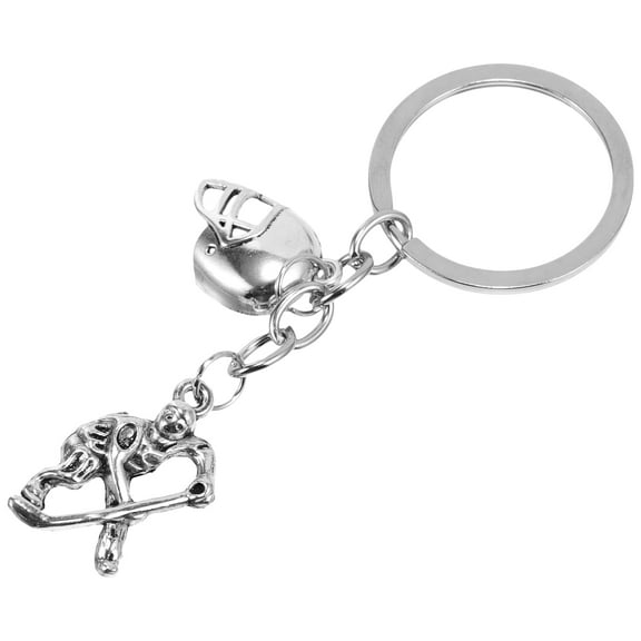 STRANDCHIC 1Pcs Hockey Keychain Pendant in Silver for Men and Women as Everyday Use