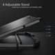 thumbnail image 3 of Laptop Cooling Pad 5 Fans Up To 17.3 Inch Heavy Notebook Cooler, Blue LED Lights, 2 USB Ports, S035, Blue-5fans, 3 of 4