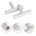 thumbnail image 3 of HEALEEP 15Pcs Silver Glass Door Knobs Classic Round Cabinet Hardware for Home and Kitchen Decoration, 3 of 8