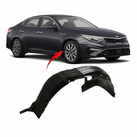 DCP Front Right Passenger Side Fender Liner For 2019-2020 Kia Optima KI1249158