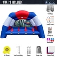 thumbnail image 6 of 14.1x6.5x8.8Ft Inflatable Archery Range Floating Ball Shooting Archery Target Interactive Sport Games with 2 Longbow + 6 Arrows+8 Balls, Perfect for Backyard, Indoor & Outdoor Fun, 6 of 9