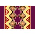 thumbnail image 2 of IBA Indianbeautifulart Pink Aztec Geometric Printed Ribbon Trim 9 Yards Velvet Fabric Laces For Crafts Sewing Accessories 3 Inches, 2 of 2
