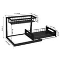 thumbnail image 3 of MOPOOR Under Sink Organizer, Pull Out Cabinet Organizer 2 Tier Slide Out Sink Shelf Cabinet Storage Shelves Under Sink Storage for Kitchen Bathroom Cabinet, 3 of 8