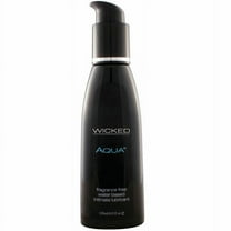 Wicked Aqua Water Based Liquid Personal Lubricant, Original, 4 oz