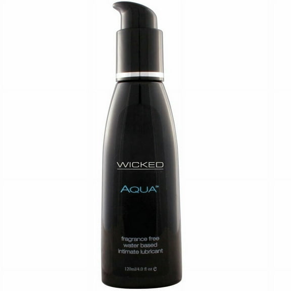 Wicked Aqua Water Based Liquid Personal Lubricant, Original, 4 oz