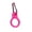Rose Red, variant on YIFAEUX Silicone Water Bottle Carrier Ring with Metal Keychain Clip Compact Portable Sports Kettle Holder Buckle Camping Supplies