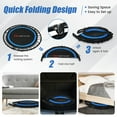 thumbnail image 6 of Costway Foldable Adjustable Trampoline, Blue, 40.00" x 40.00" x 51.50", 6 of 7