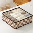 thumbnail image 2 of Organisateur de Rangement en Tissu pour Chaussettes, Compartiment Pliable, Rangement Textile pour Salon et Chambre, 2 of 4