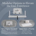 thumbnail image 5 of Foundations Elements Baby Changing Station, One-Person Installation, Space-Saving, Gray (300-EH-01), 5 of 6
