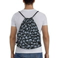 thumbnail image 2 of Kdxio Gothic Skull Print Drawstring Backpack Bag,Waterproof Draw String Back Sack, Gym Drawstring Bags Swim Bag For Unisex, 2 of 9