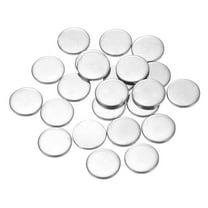 Uxcell 80 Pack Stainless Steel Disc, 9/16"(14mm) Dia 0.04"(1mm) Thick 304 Stainless Steel Flat Round Sheet Blank Round Circle Plate for Crafts Metal Stamping and Jewelry Making