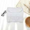 thumbnail image 6 of Zylarhe Bras for Women, Lace Trim Tube Top With Detachable Straps Basic Innerwear No Show Bustier Strapless Shirts for Women Summer White XL, 6 of 6
