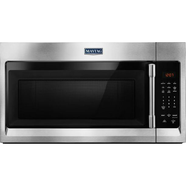 Maytag - 1.7 Cu. Ft. Over-the-Range Microwave - Stainless steel