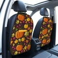 thumbnail image 2 of Goofa Autumn Harvest Pumpkin Joy Pattern Car Back Seat Protector for Kids (2 Pack) ,Anti-kick Storage Mat for Car Seats,Shields from Footprints, 2 of 6