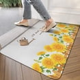 thumbnail image 3 of Sunflower Flowers on White Background (2) Door Mat 30 X 17 Inch Welcome Doormat Indoor Outdoor Entrance Floor Mat Non Slip Spring Summer Decor Rubber Mats, 3 of 6