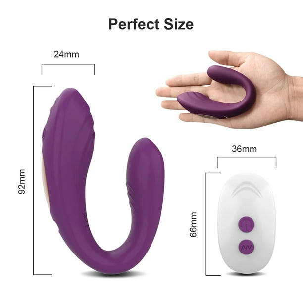 XBONP Womens Wearable Vibrators Wireless Remote Control G Spot Vibrators  Clitoris Stimulator Vibrating Panties Dildo Sex Toys for Adults Couple  Purple 