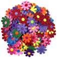 thumbnail image 1 of 300PCS Non Woven Felt Fabric Flower Wall Stickers Party Decor Craft, 1 of 5