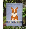 thumbnail image 3 of Carolines Treasures BB5681GF Corgi Welcome Garden Size Flag, 3 of 3