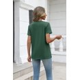 thumbnail image 5 of Zeagoo Womens Basic T-shirts Short Sleeve V-Neck Shirts Summer Casual Tops Daily Wear, 5 of 6