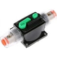 thumbnail image 1 of Dinheiro Disyuntor Fusible Coche DC 12V Interruptor de Fusible Automático Disyuntor Portafusibles Bloque de Fusibles Restablecimiento Manual Disyuntor para Coche Barco Motocicleta (20A), 1 of 5