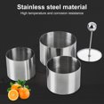thumbnail image 4 of Paokuoon Cold Dish Cold Dish Plating Stainless Steel Dish Round with Push Board for Hotels, 4 of 7