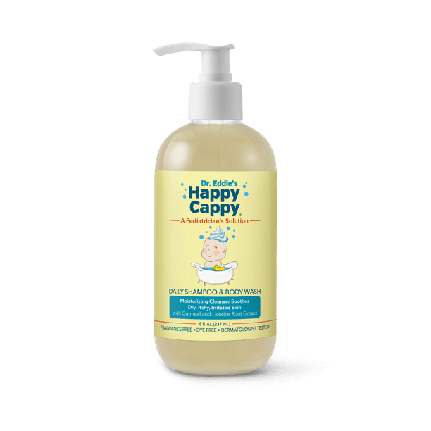 Dr. Eddie's Happy Cappy Daily Shampoo & Body Wash for Children, Soothes Dry, Itchy, Sensitive
